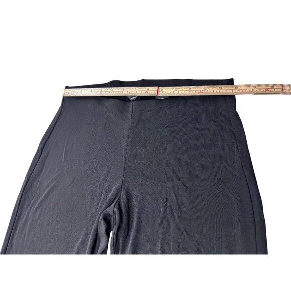 Black Wide-Leg Pants By Moda International S - Picture 7 of 9